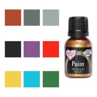 Peinture comestible métallique de 25 ml - Rainbow Dust