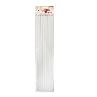 Piliers en plastique pour gâteaux de 40 x 1,2 cm - PME - 8 unités