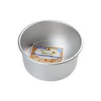 Moule rond extra profond en aluminium de 20 x 20 x 10 cm - PME