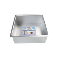 Moule carré profond en aluminium de 20 x 10 cm - PME