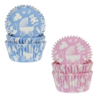 Capsules pour cupcakes de bébé - House of Marie - 50 unités