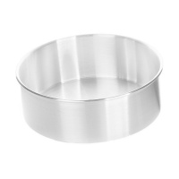 Moule rond extra profond en aluminium de 32 x 32 x 10 cm - Pastkolor