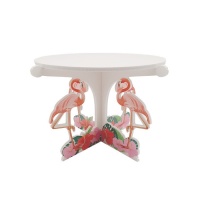 Support pour gâteaux flamants roses de 20 x 15 cm - Pastkolor