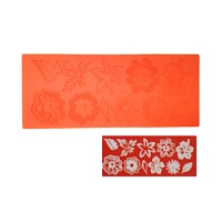 Tapis pour dentelle de sucre de fleurs - 5 x 18 cm - Modecor