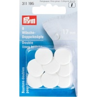 Boutons doubles de 1,7 cm pour vêtements - Prym - 8 unités