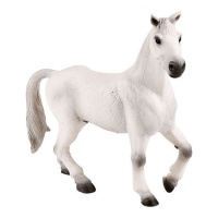 Figurine pour gâteau de cheval blanc oldenbourgeois de 12,5 cm