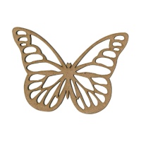 Shaker en bois de papillon deux silhouettes avec acétate de 9 x 6 cm - Artis decor