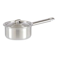 Casserole en aluminium de 16 cm avec couvercle