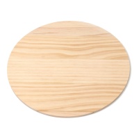 Disque en bois de 25 x 0,5 cm - 1 unité