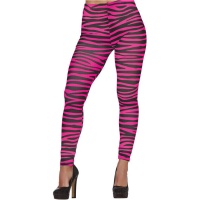 Leggings zébrés fuchsia