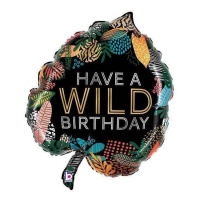 Ballon 'Have a Wild Birthday' de 46 cm - Grabo