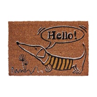 Paillasson avec petit chien Hello - Giftdecor