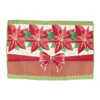 Set de table de 48 x 33 cm poinsettia