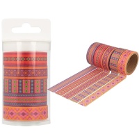 Ensemble de washi tapes à bords décoratifs de 5 m - 5 unités