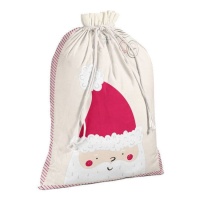 Sac de cadeaux du Père Noël de 75 x 50 cm