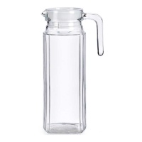 Carafe en verre de 1 L avec couvercle