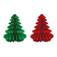 Suspension nid de sapin de Noël assortie de 30 cm - 1 unité