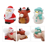 Figurines de Noël avec globe intérieur de 7 cm - 1 unité