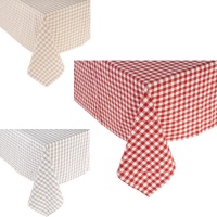 Nappe en tissu à carreaux de 2,40 x 1,45 m