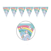 Fanion magique licorne - 3 m