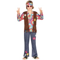 Costume de hippie coloré pour enfant