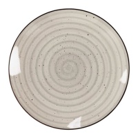 Assiette de 26,2 cm gris