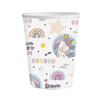 Gobelets Unicornios dream de 266 ml - 6 unités