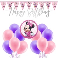 Pack de décoration pour fête de Minnie Mouse - 23 pièces