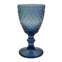 Verre de 330 ml gravé bleu - 1 unité