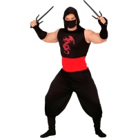 Costume de ninja dragon pour homme