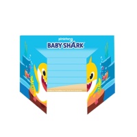 Invitations de Baby Shark - 8 unités