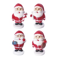 Figurines pour galette des rois de Père Noël de 3 cm - Dekora - 50 unités