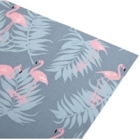 Toile de reliure de flamants roses de 21 x 30 cm - 1 unité