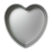 Moule en forme de coeur en aluminium de 30 x 7,5 cm - PME