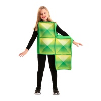 Déguisement Tetris Vert pour Enfant