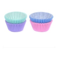 Caissettes pour cupcakes en quatre couleurs - House of Marie - 100 unités