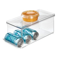 Organisateur de boissons de 34,3 x 13,6 x 14,5 cm avec couvercle