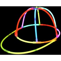 Casquette lumineuse multicolore - 1 unité