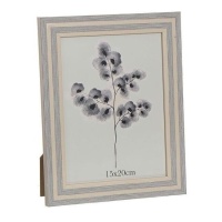 Cadre pour photo de 15 x 20 cm Coquelicot Gris