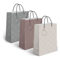 Sac cadeau de 14 x 11,5 x 6,7 cm en papier Basics - DCasa - 1 unité