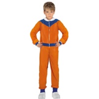 Costume de ninja Naruto orange et bleu pour enfant