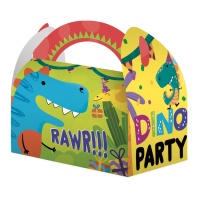 Boîte en carton de Dino party