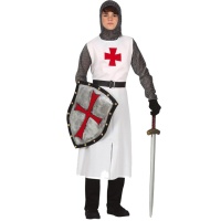 Costume de chevalier de l'ordre des Templiers pour jeune