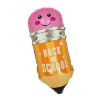 Ballon en forme de crayon Back 2 School de 73 cm