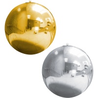 Boule effet miroir gonflable de 1,20 m - 1 unité