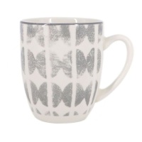 Tasse de 350 ml motif gris bleuâtre