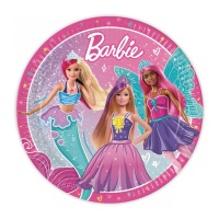 Assiettes Barbie Fantasy de 23 cm - 8 unités