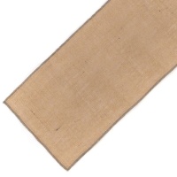 Chemin de table en jute de 35 cm bord antracite - 1,50 m