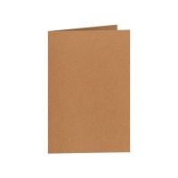 Cartes doubles en papier kraft 17x11cm 180gr 50pcs