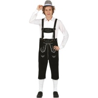 Costume de tyrolien noir pour homme